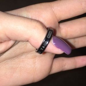 Black Tiffany’s ring size 6!